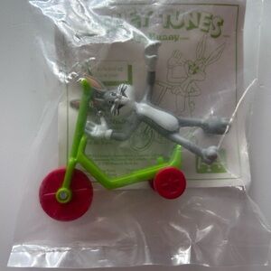 Vintage McDonald’sWarner Bros. Bugs Bunny Scooter Figure Sealed in Bag